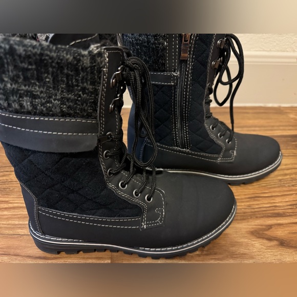 POLAR Womens Memory Foam Thermal Waterproof Snow Boots size 7 - Picture 7 of 11